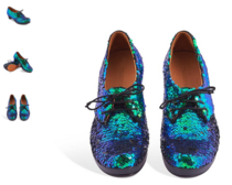 What would you wear with these sequin shoes?