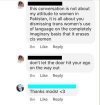 Hi Mumsnet, if you are asking feminist women to consider whether Mumsnet is for them, please be clear that the space *we* made here is for *all* of us.