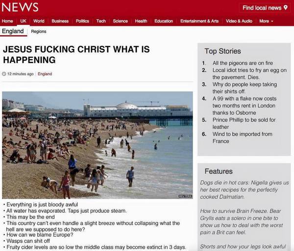 To hate summer?
