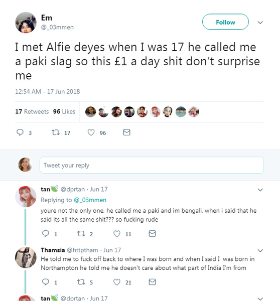 To think Alfie Deyes is vile?