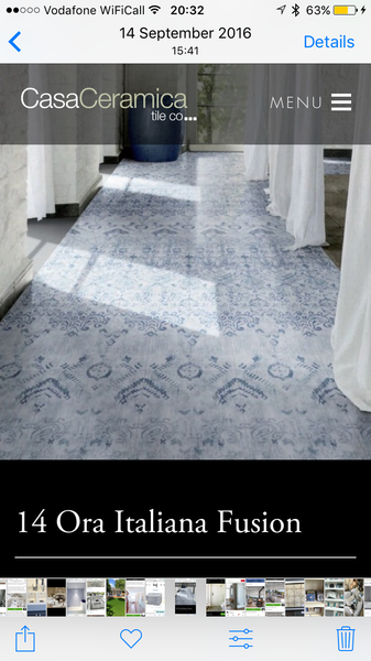 What wall tiles with these floor tiles- bathroom