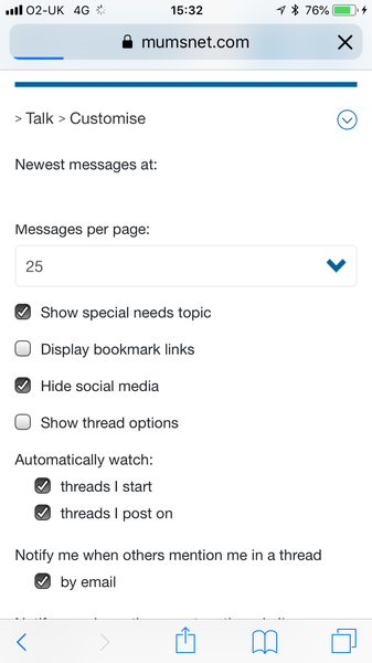 SN threads not appearing in active convos