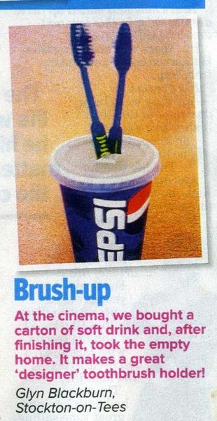 To think I might get money for a tip in a magazine?