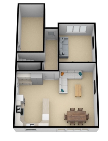 Sections left over from taking a wall out - can you get rid of them?
