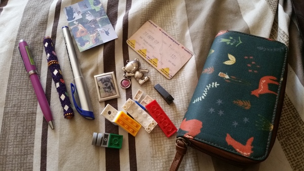 To want to see the contents of your handbag