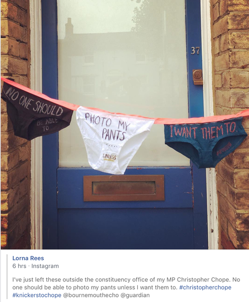 Knickers to Chope