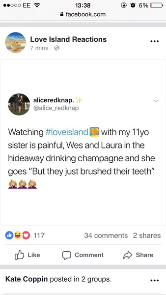 To think Love Island is immensely skanky and shallow