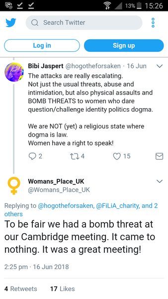 Statement in support of women threatened with a 'device' for speaking