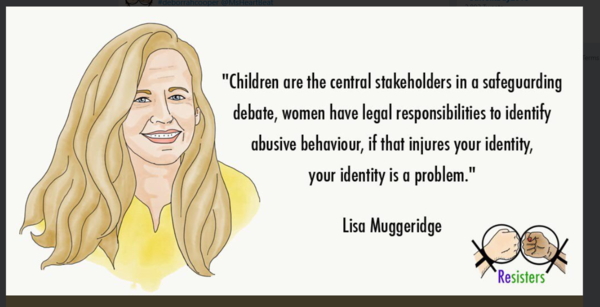 Lisa Muggeridge Suspended by Twitter and Quoting her breaches MN Guidelines