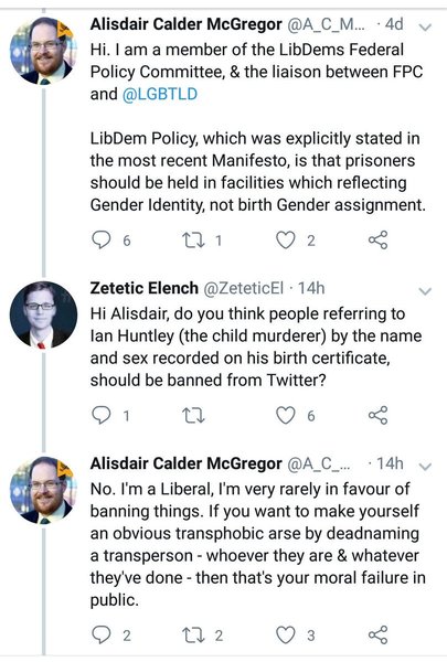 Twitter taking action against accounts that deadname the Soham child murderer?