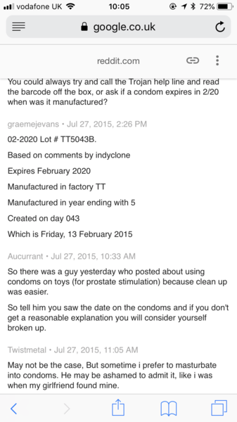Where’s the useby date on this condom?