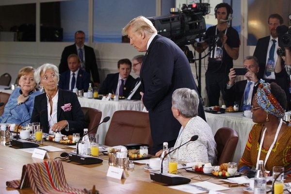 The slog of this authoritarian shitshow is grinding us all down. My inspiration has gone into hiding with Melania. Knock yourselves out! (Trump cont.)