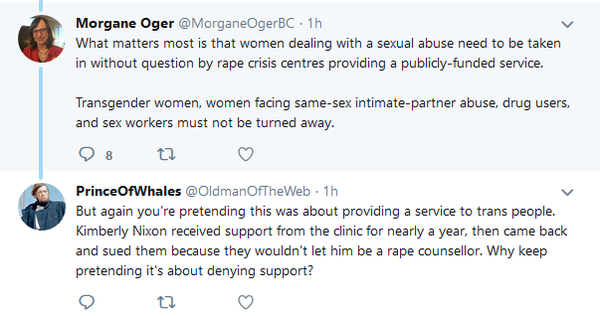 No True Transwoman - transadvocates question whether TW is 'genuine' after said TW sexually harasses women in homeless shelter