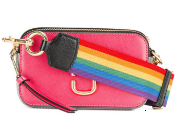 To rock a rainbow strap bag?