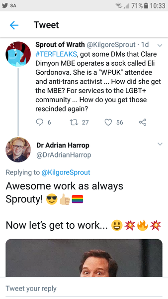 Dr Adrian Harrop, who the funk does he think he is?