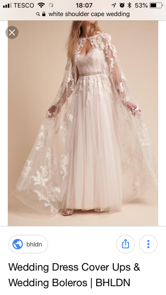 Making this wedding dress more suitable for the church