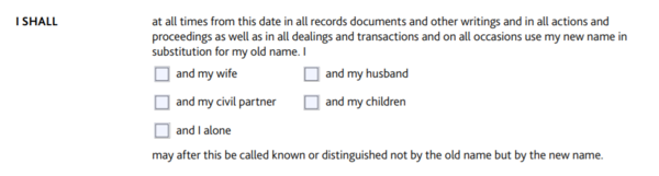 Changing name back to Maiden Name
