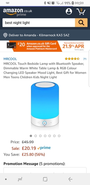 Night Light for teen