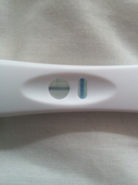 Thin line on test