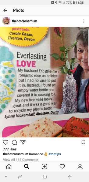 To think I might get money for a tip in a magazine?