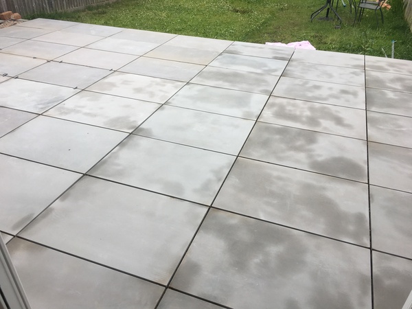 Is my newly laid sandstone ruined?