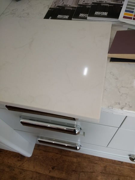 Quartz work tops "marble look"