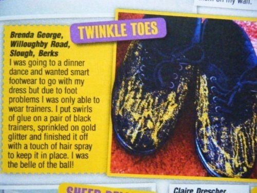 To think I might get money for a tip in a magazine?