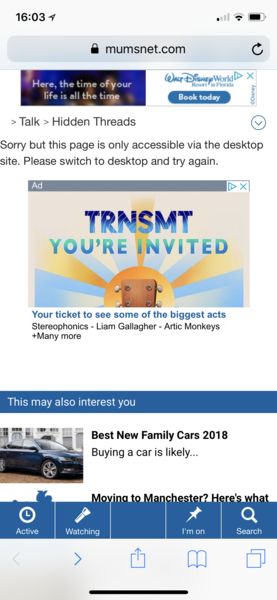 SN threads not appearing in active convos