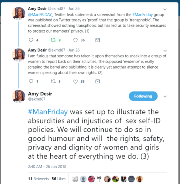 Heads up to all ManFriday members