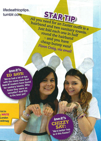 To think I might get money for a tip in a magazine?