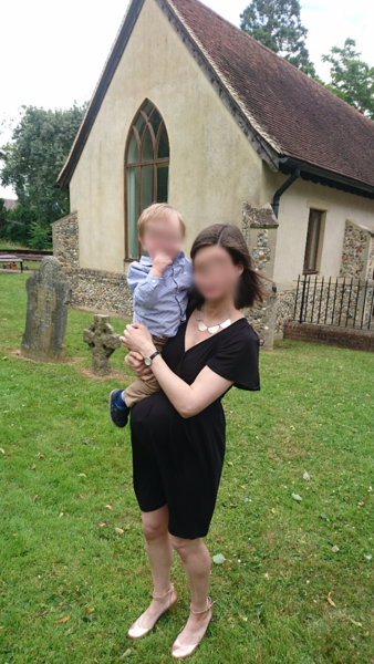 Please critique my (heavily pregnant) christening guest outfit choices for tomorrow