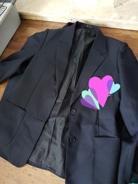 To unlock the pocket from my son's school blazer...