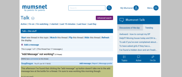 “Add Message” not working?