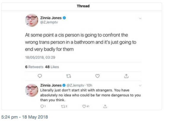 No True Transwoman - transadvocates question whether TW is 'genuine' after said TW sexually harasses women in homeless shelter