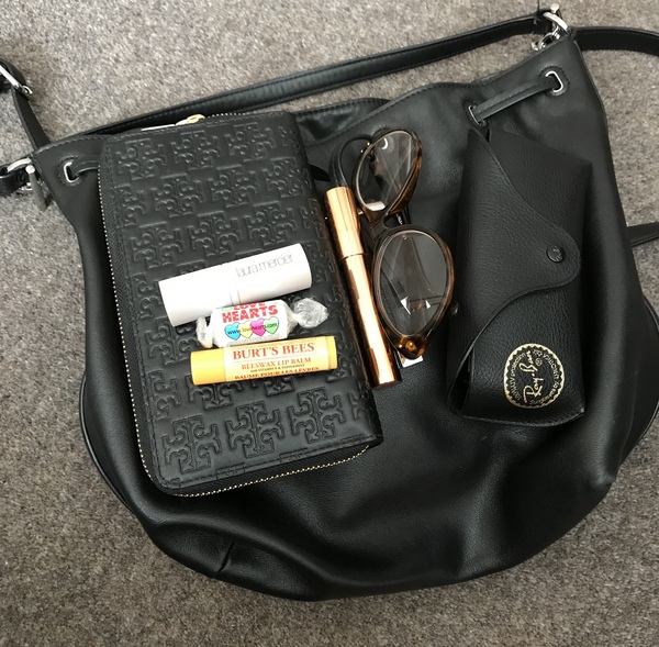 To want to see the contents of your handbag