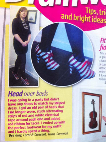 To think I might get money for a tip in a magazine?