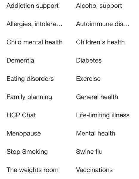 Could we please have a gynae/women's health section?