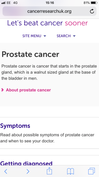 Come off it Cancer Research UK