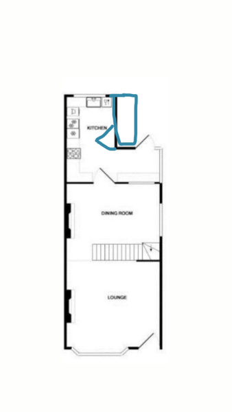Where to fit WC - layout attached