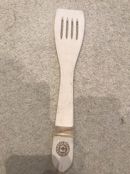 To wonder why someone has posted a spatula through my letterbox?