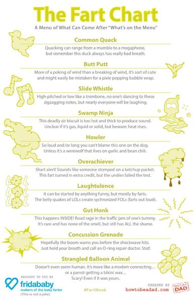 to laugh at snapped and farted