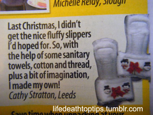 To think I might get money for a tip in a magazine?