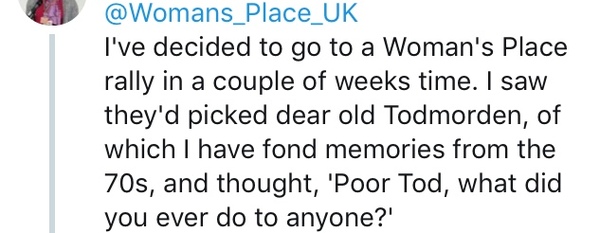 New Woman's Place meeting - Todmorden - 7 June