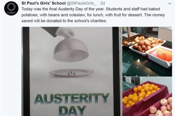 To think this 'Austerity Day' is one of the most patronising things I've ever seen?