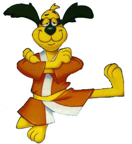 To think you don't take a dog to karate??