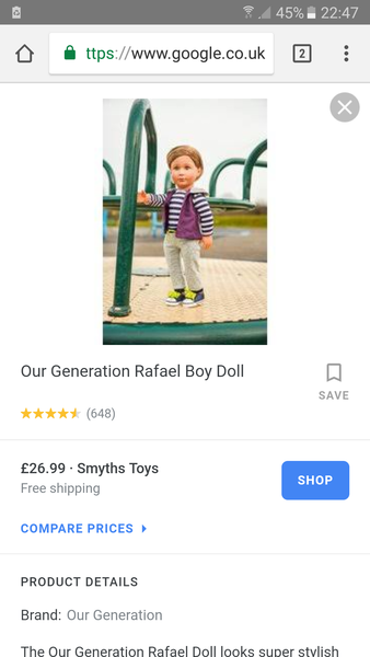 WIBU to take a doll to the barbers?