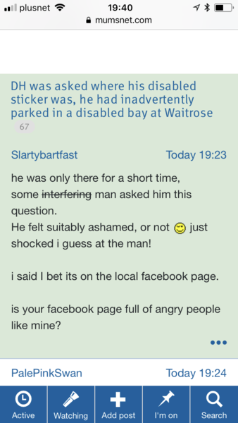 Disablism/trolling/ goading