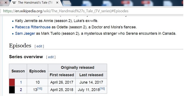 Handmaids Tale, Season 2: SPOILERS / VIEWING AHEAD OF UK SREENING