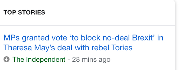 To wonder how many of you are ready for hard Brexit, after today's Common's vote?