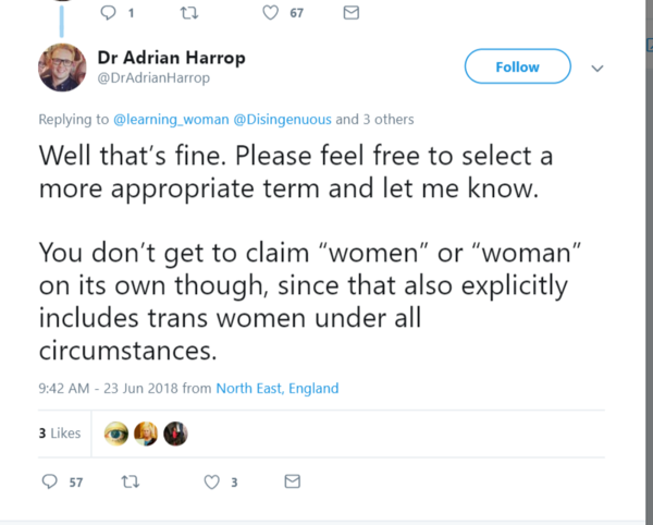 Dr Adrian Harrop, who the funk does he think he is?